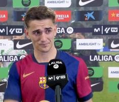 加维：平局令我们感到苦涩，必须改进定位球防守