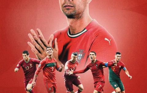 世界杯官方晒C罗海报：C罗迎来第6次世预赛之旅