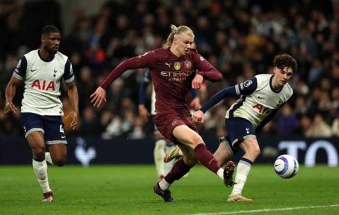 九游平台-【英超】哈兰德破门，曼城1比0客胜热刺